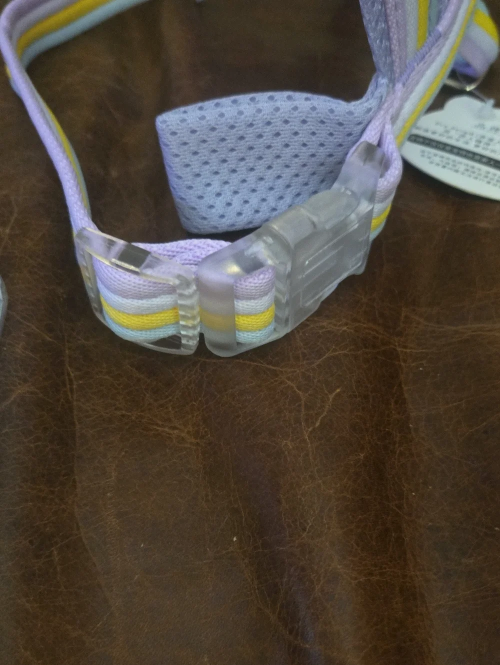 Pets  Pastel Stripe Harness with Blue Jump Rope -